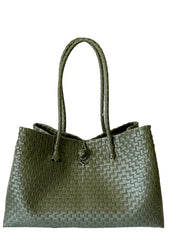 RENATA Tote-  Bali Green